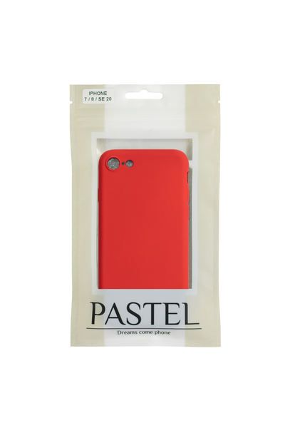 PRÉMIUM PASTEL iPhone X / XS - piros