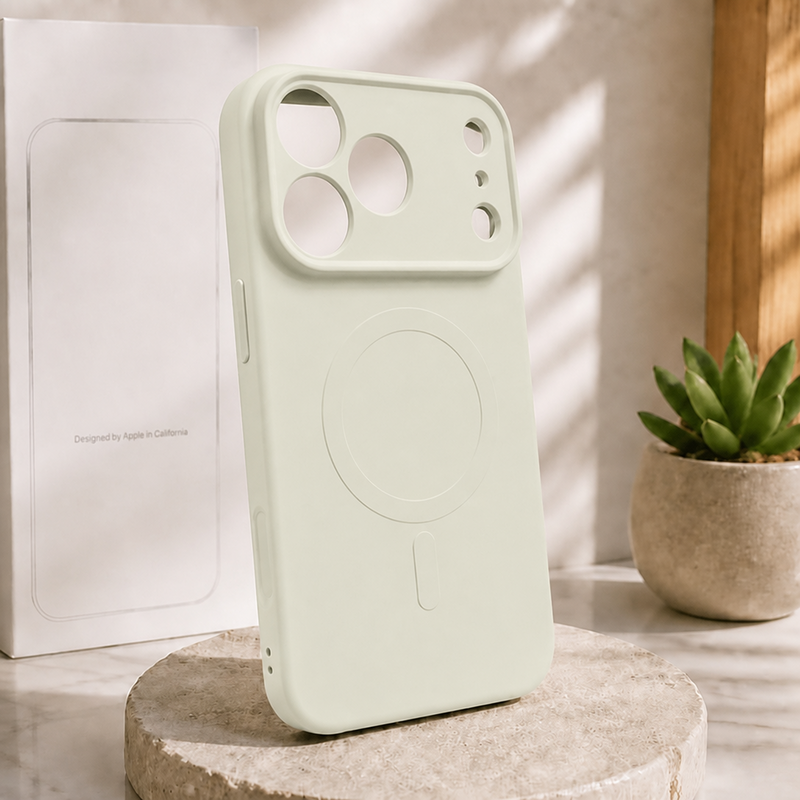 MAGSAFE PREMIUM PASTEL iPhone 12 - csontfehér