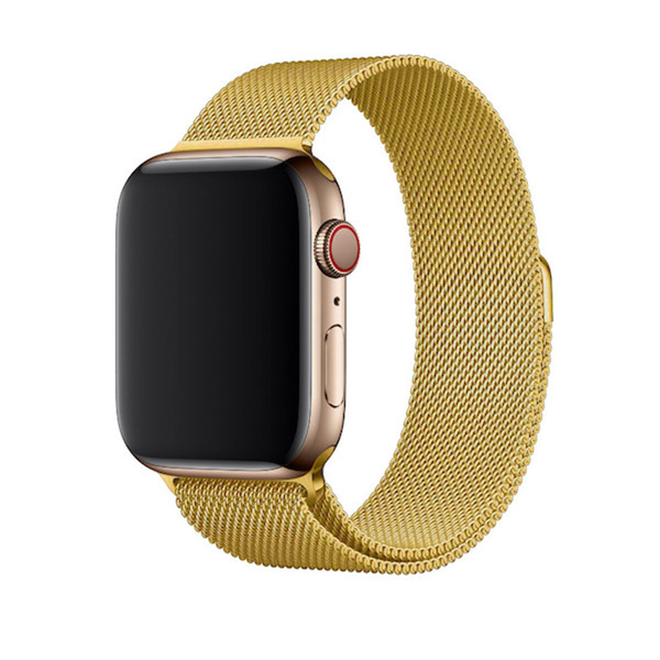 Milano óraszíj 42 mm / 44 mm / 45 mm, arany - 07