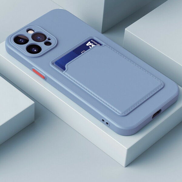 iPhone 12 Pro Card Case - viharkék