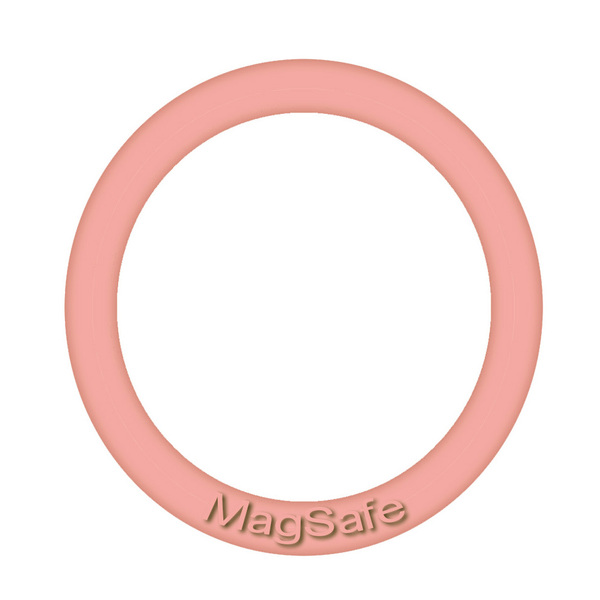 - MagSafe mágnesgyűrű szilikon bevonattal - barack