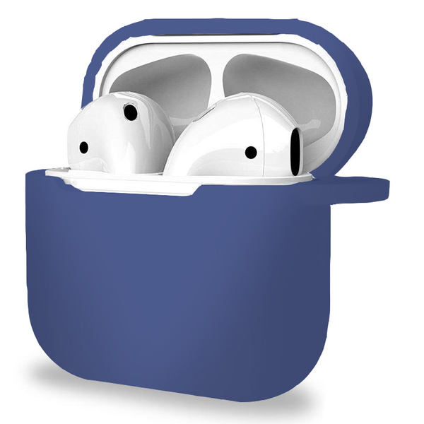 For AirPods Pro / Pro3 szilikon tok - sötétkék