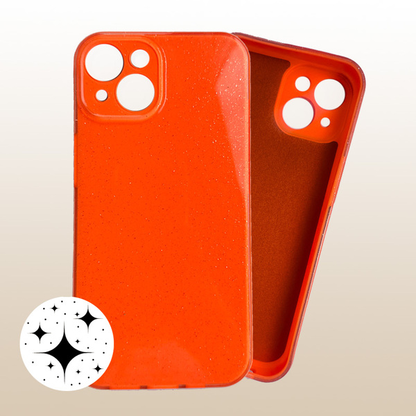LARTE SHINY iPhone 14 Pro - neon narancs