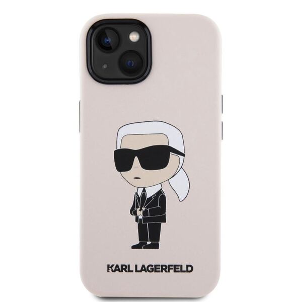 iPhone 15 Karl Lagerfeld - LIQUID SILICONE IKONIC - 069