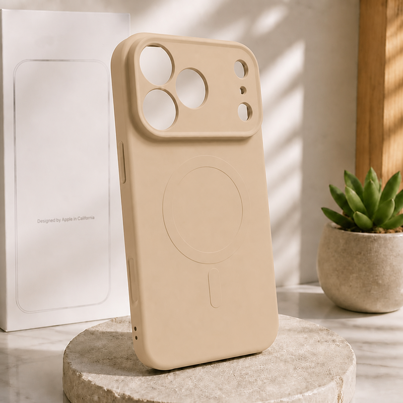 MAGSAFE PREMIUM PASTEL iPhone 15 - púder