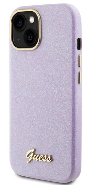 iPhone 15 Pro Guess - 360 - GLITTER FULL - lila