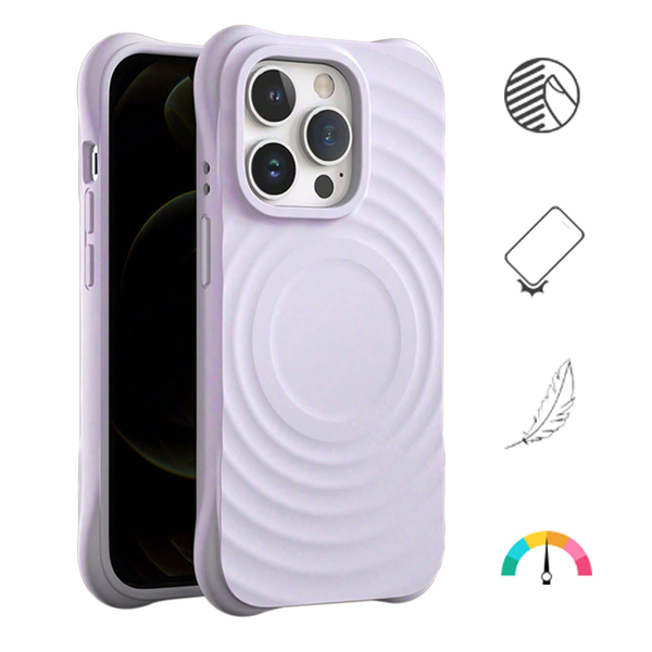 PASTEL WAVE MAGSAFE iPhone 15 - lila
