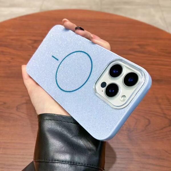 LARTE GLITTER MAGSAFE iPhone 16 Pro - kék