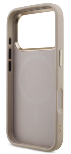 iPhone 17 Pro Max Guess - 462 - PU LEATHER STRASS TRIANGLE MAG -