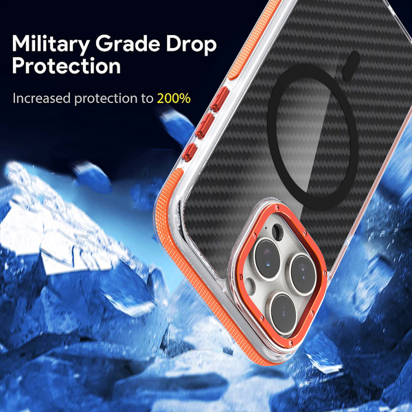 MAGSAFE CARBON iPhone 16 - fekete