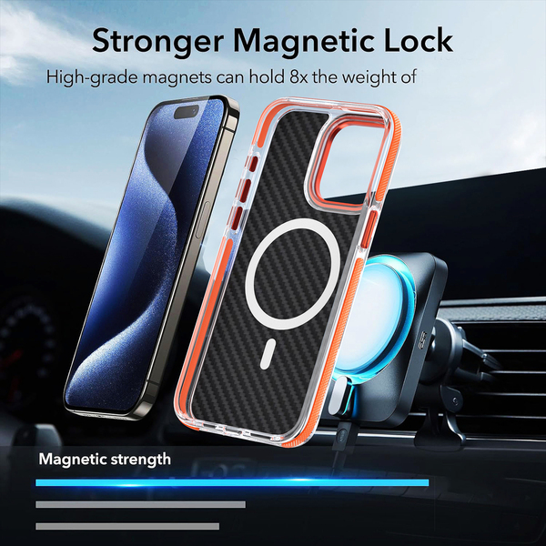 MAGSAFE CARBON iPhone 17 - narancs