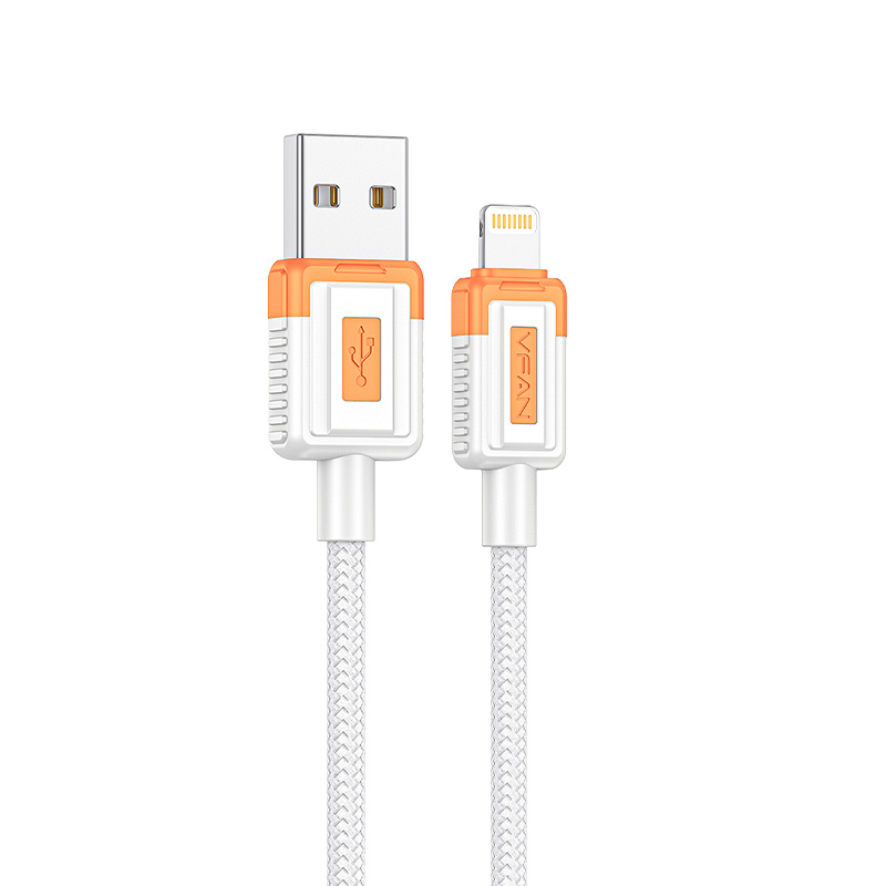 VFAN X24 3A usb A - Micro adatkábel, 1M, narancssárga