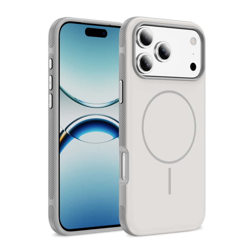 PASTEL MATTE iPhone 15 white + grey