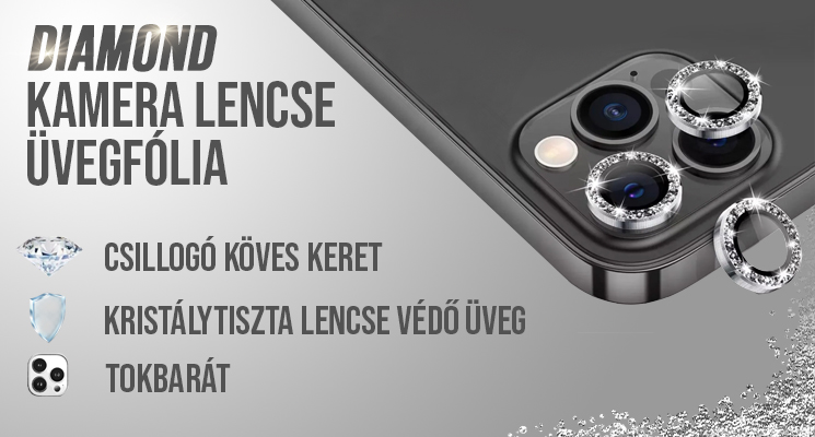 DIAMOND KAMERA LENCSE ÜVEGFÓLIA