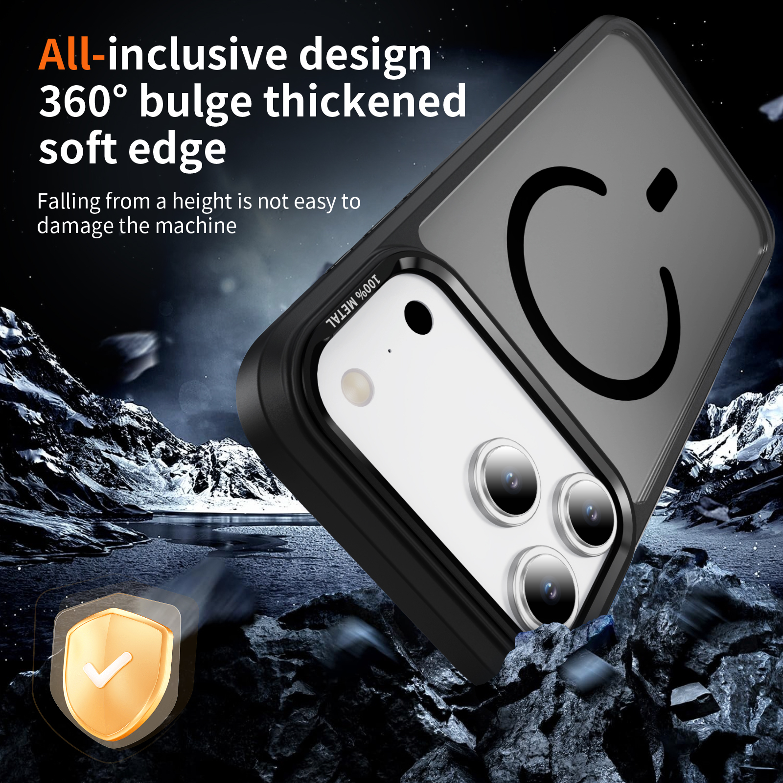 NEW MATTE SILKY PRO iPhone 15 Pro - fekete