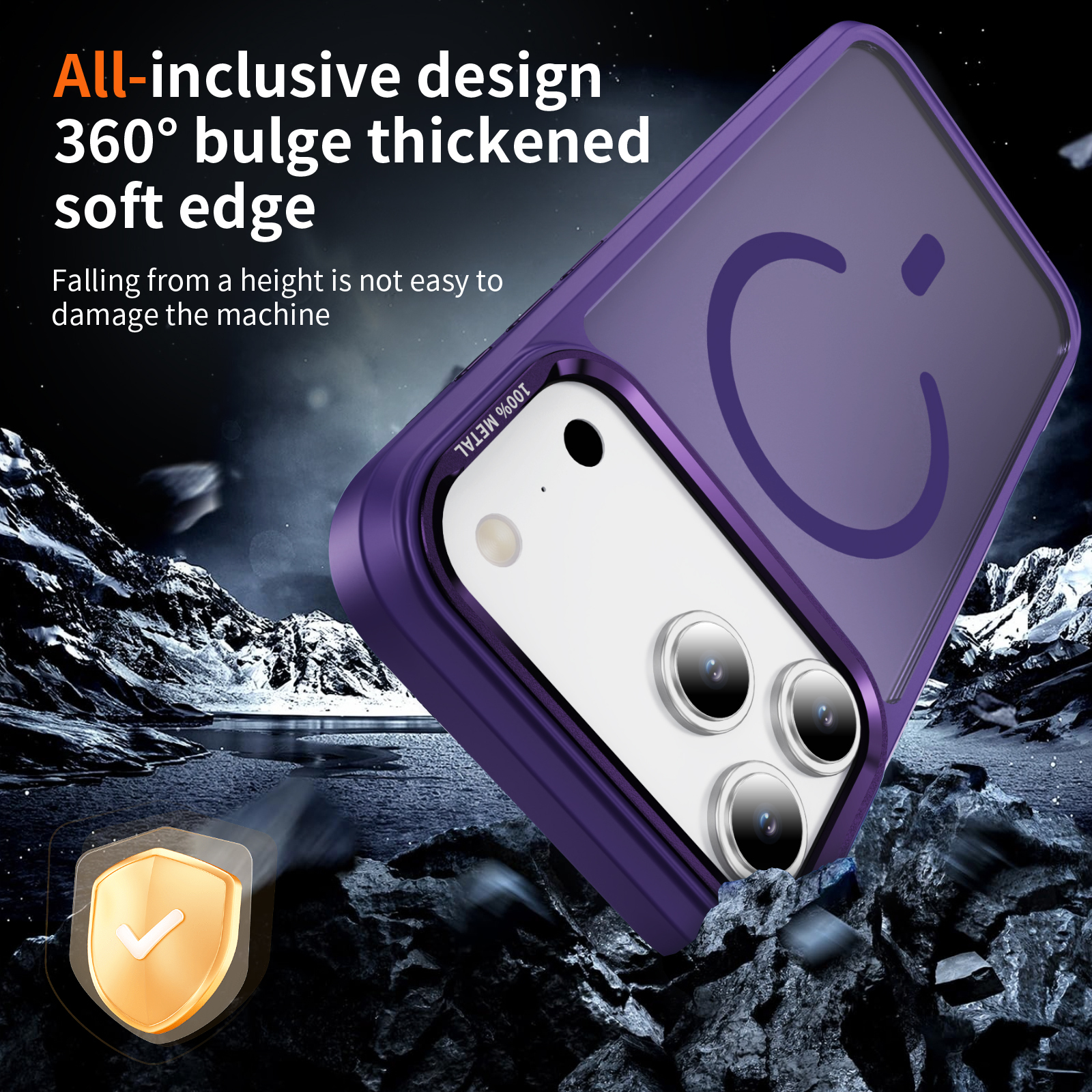 NEW MATTE SILKY PRO iPhone 16 Pro Max - lila