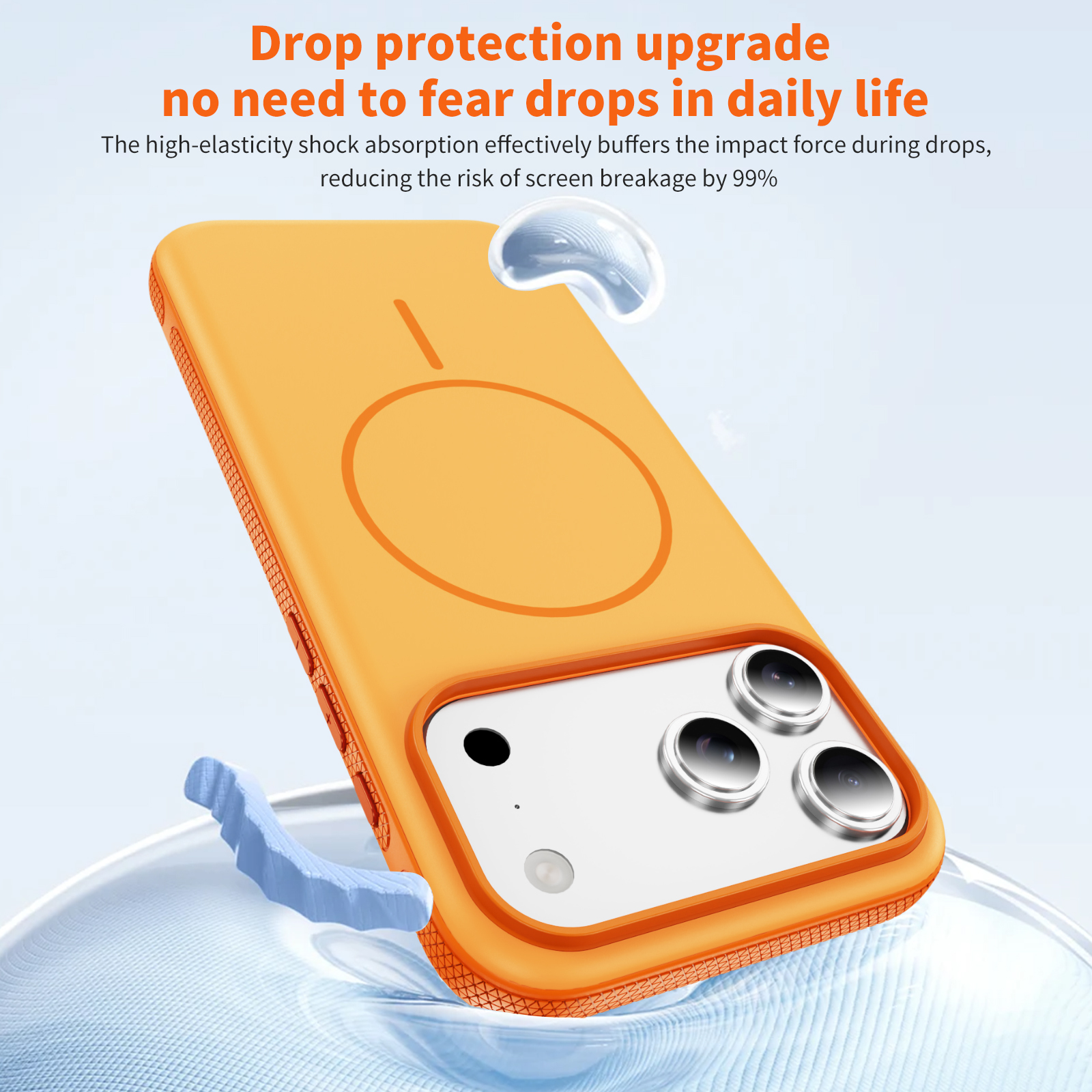 PASTEL MATTE iPhone 17 orange + orange